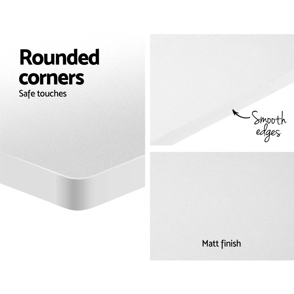 Marston Electric Sit Stand Desk – White – 120 cm