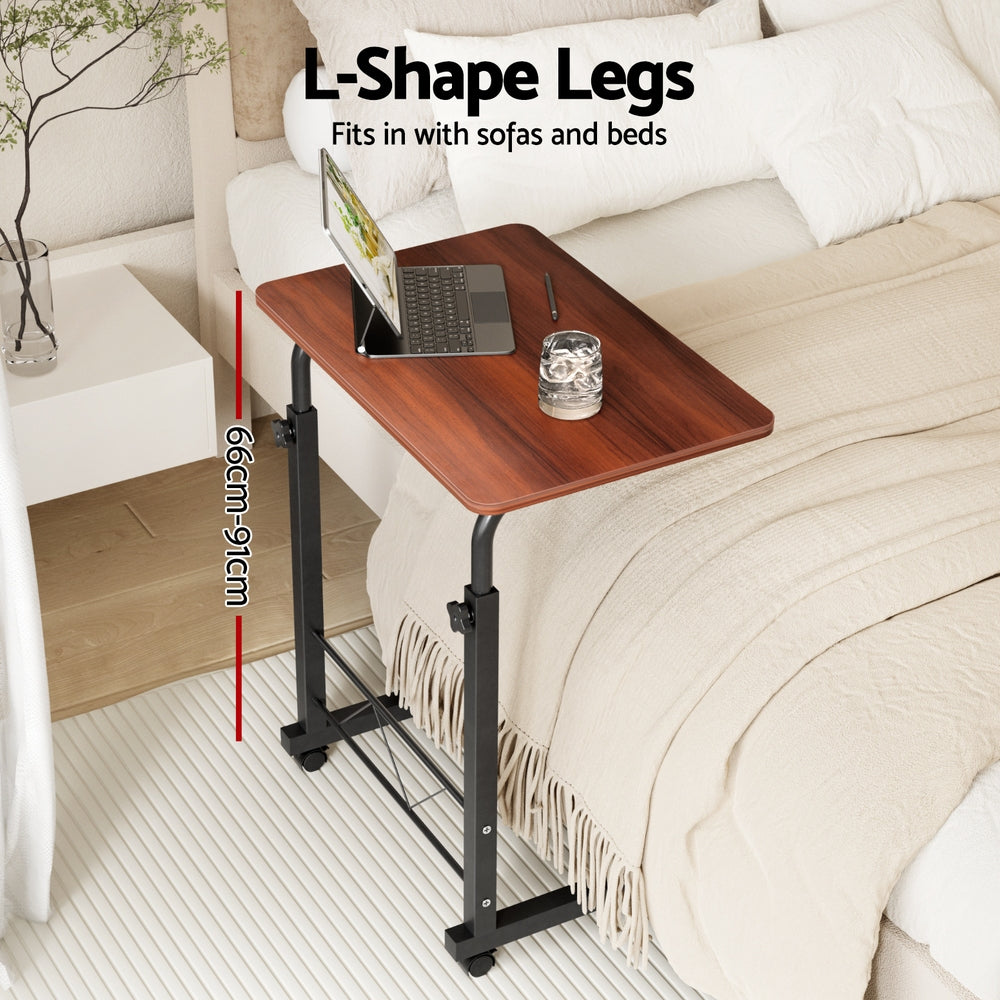 Mobius Mobile Laptop Desk – Dark Wood – 60cm