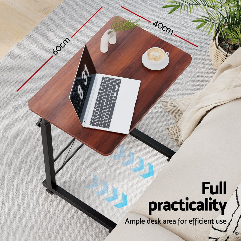 Mobius Mobile Laptop Desk – Dark Wood – 60cm
