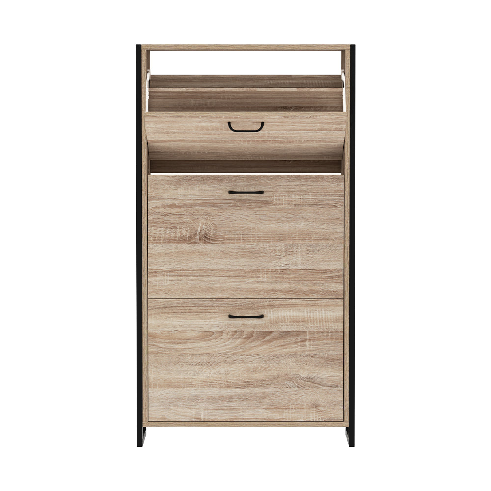 Serano Adjustable Shoe Storage Cabinet – Wood