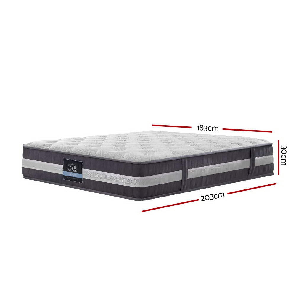 Lotus Pocket Spring Mattress – Grey – King