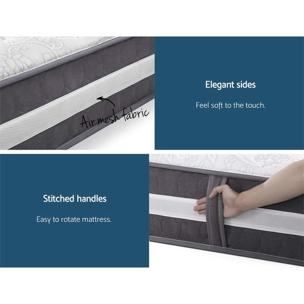 Lotus Pocket Spring Mattress – Grey – King