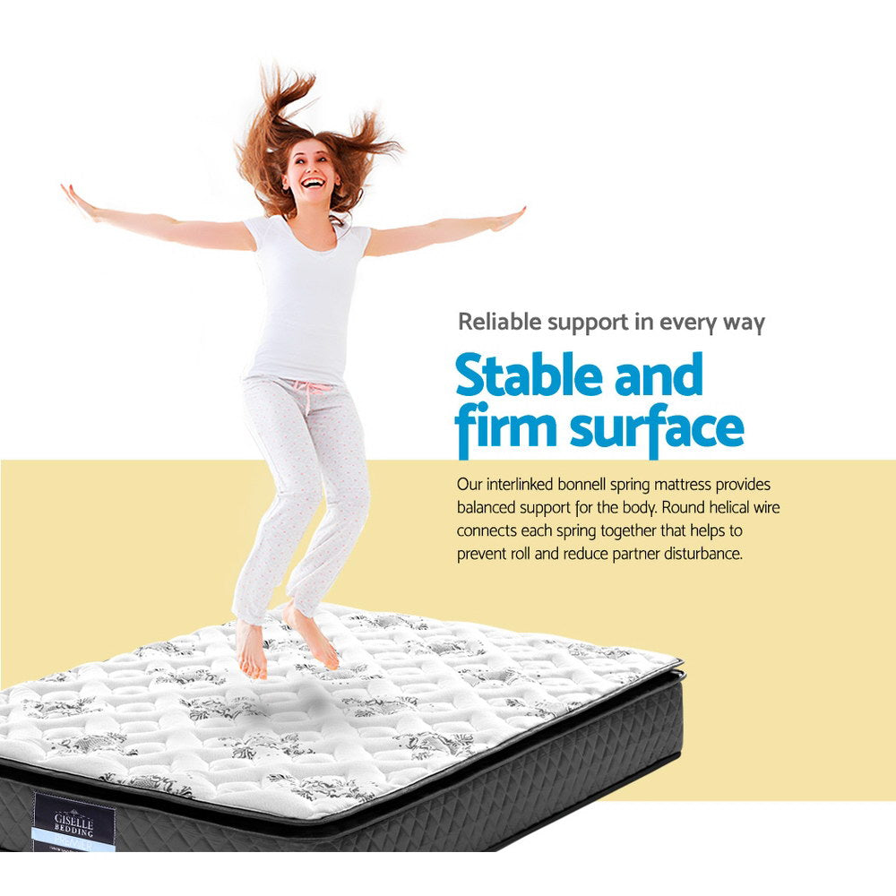 Callan Pillow Top Mattress – White – Queen