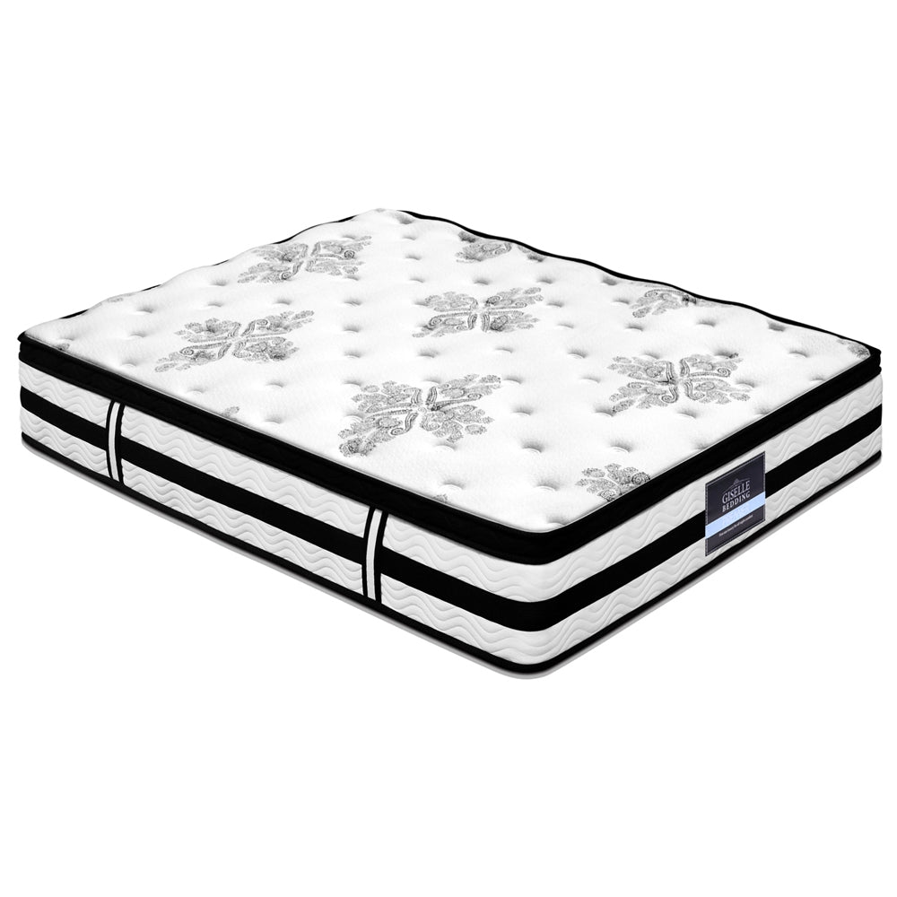 Halston Euro Top Pocket Spring Mattress – White – Double
