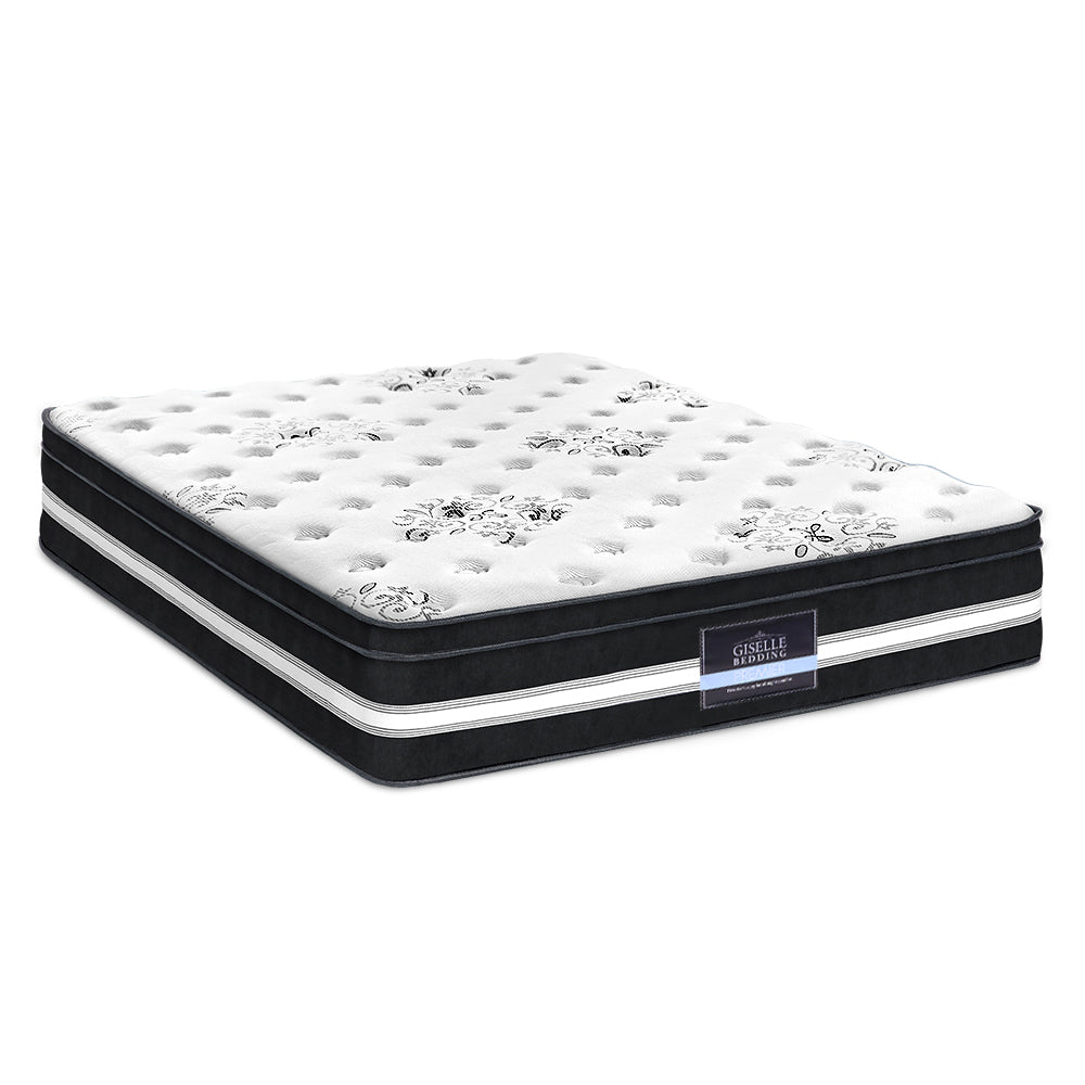 Lexon Cool Gel Memory Foam Euro Top Mattress – White – Double