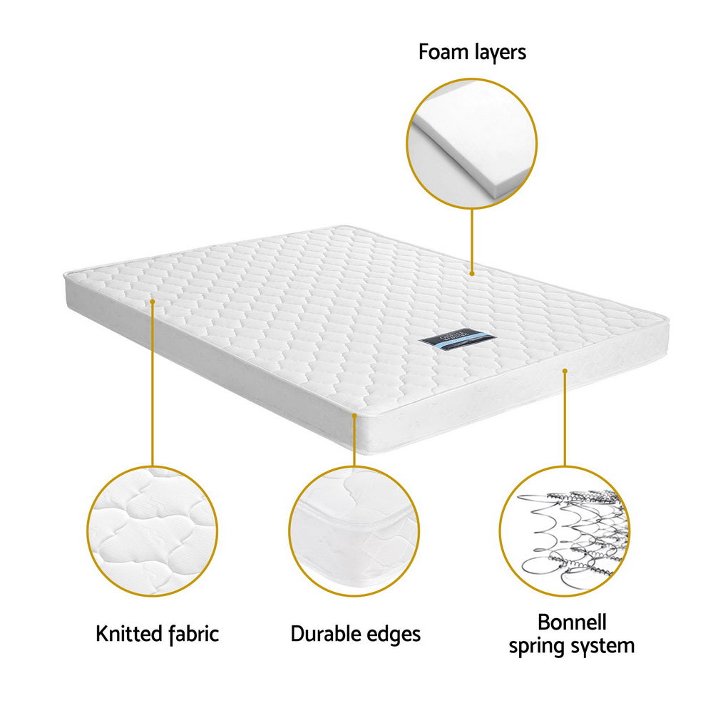 Slumber Pocket Spring Mattress – White – Queen