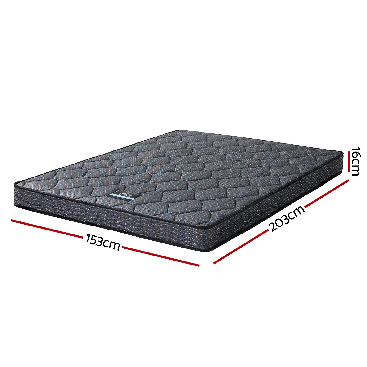 Serena Bonnell Spring Mattress – Grey – Queen