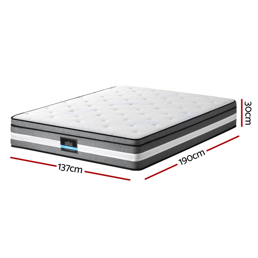 Cloudrest Euro Top Mattress – White – Double