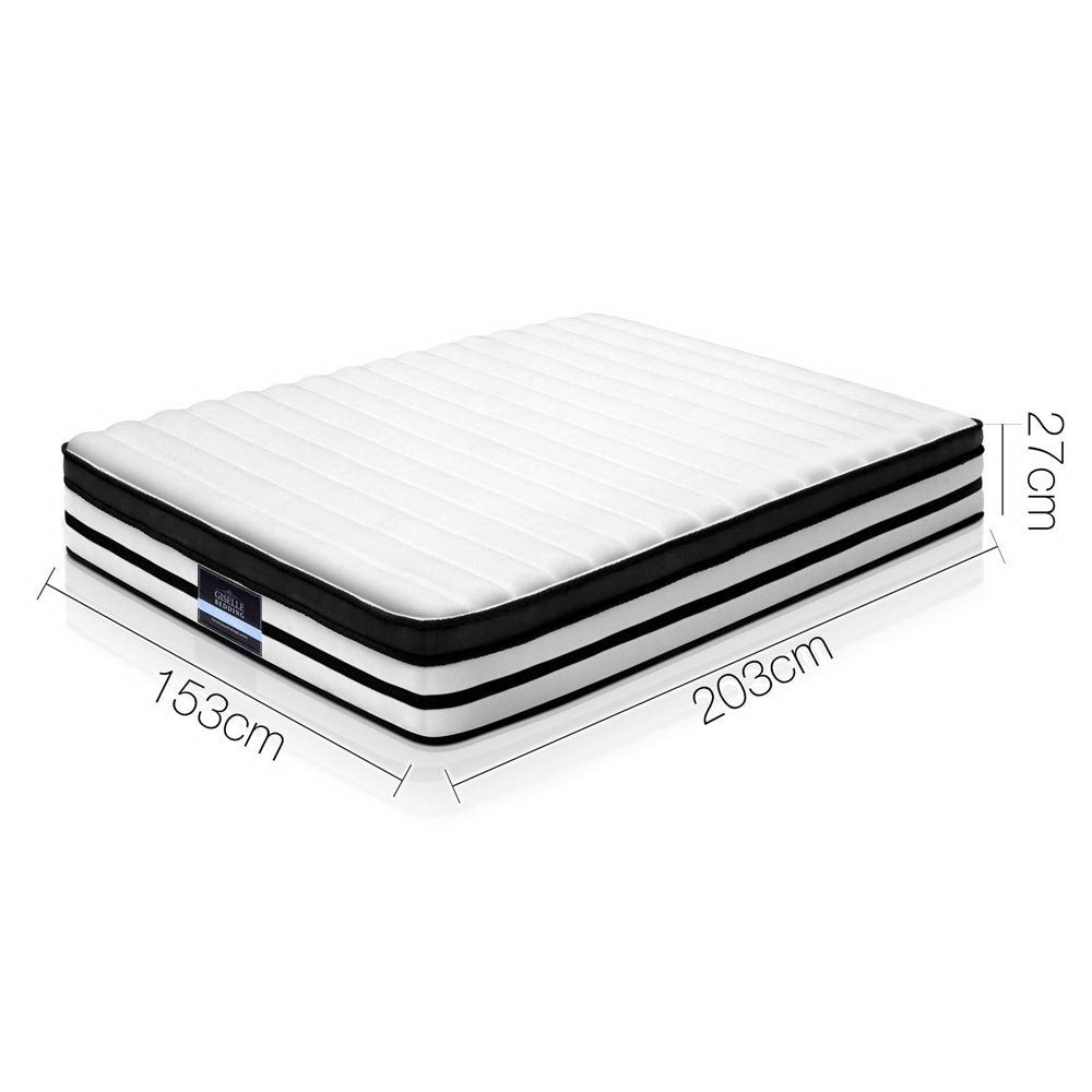 Valentina Euro Top Pocket Spring Mattress – White – Queen