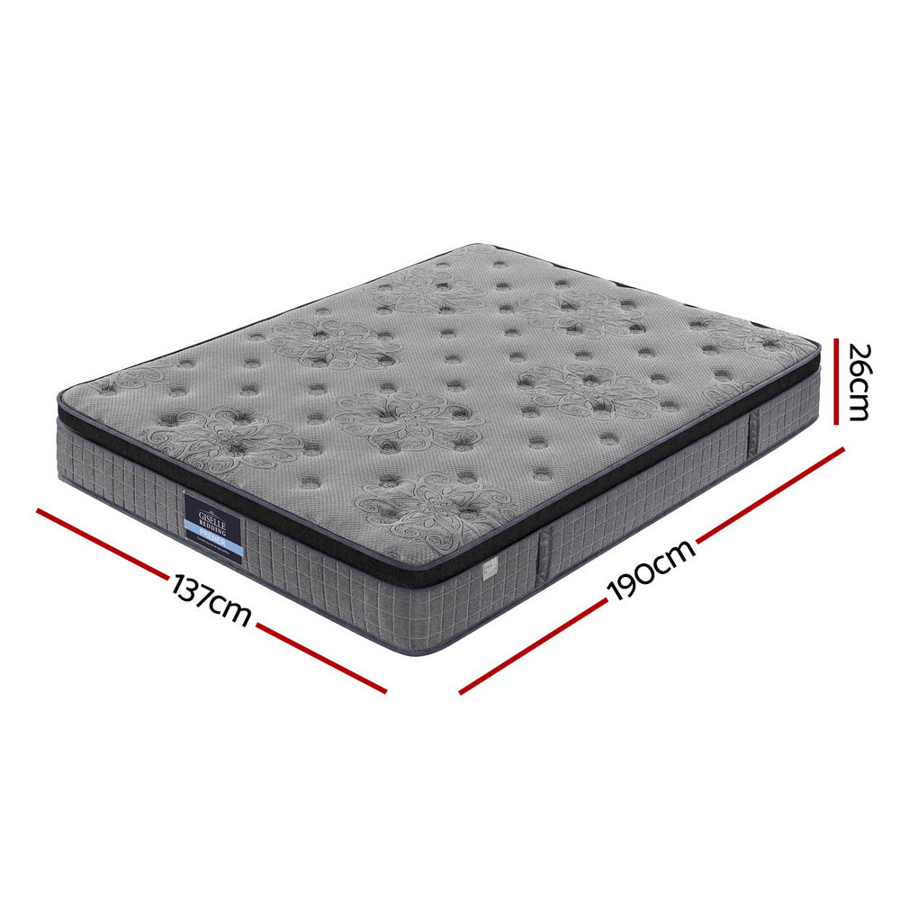 Haven Euro Top Mattress – Grey – Double