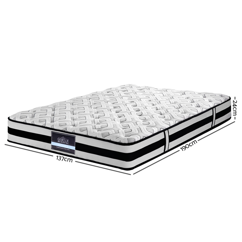 Alderon Super Firm Mattress – White – Double