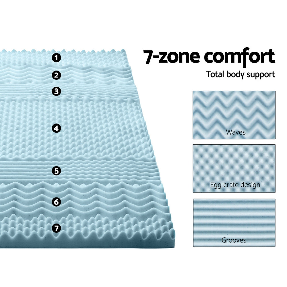 Nocturne Gel Memory Foam Mattress – White – King