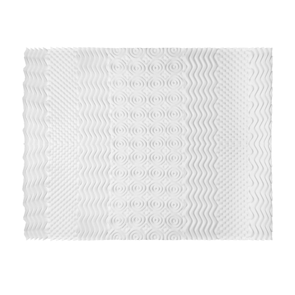 Marston Memory Foam Mattress Topper – White – Single