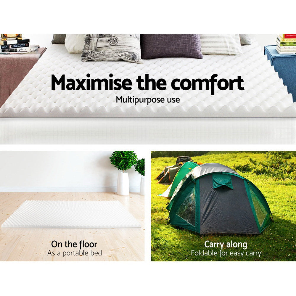 Nightsky Memory Foam Mattress – White – King Single