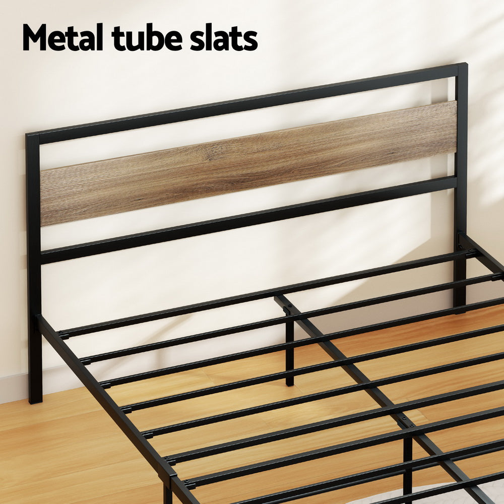 Carter Bed Head – Black – Double