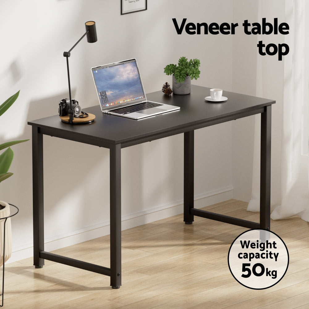 Nara Computer Desk & Executive Chair Set – Black – 120 cm
