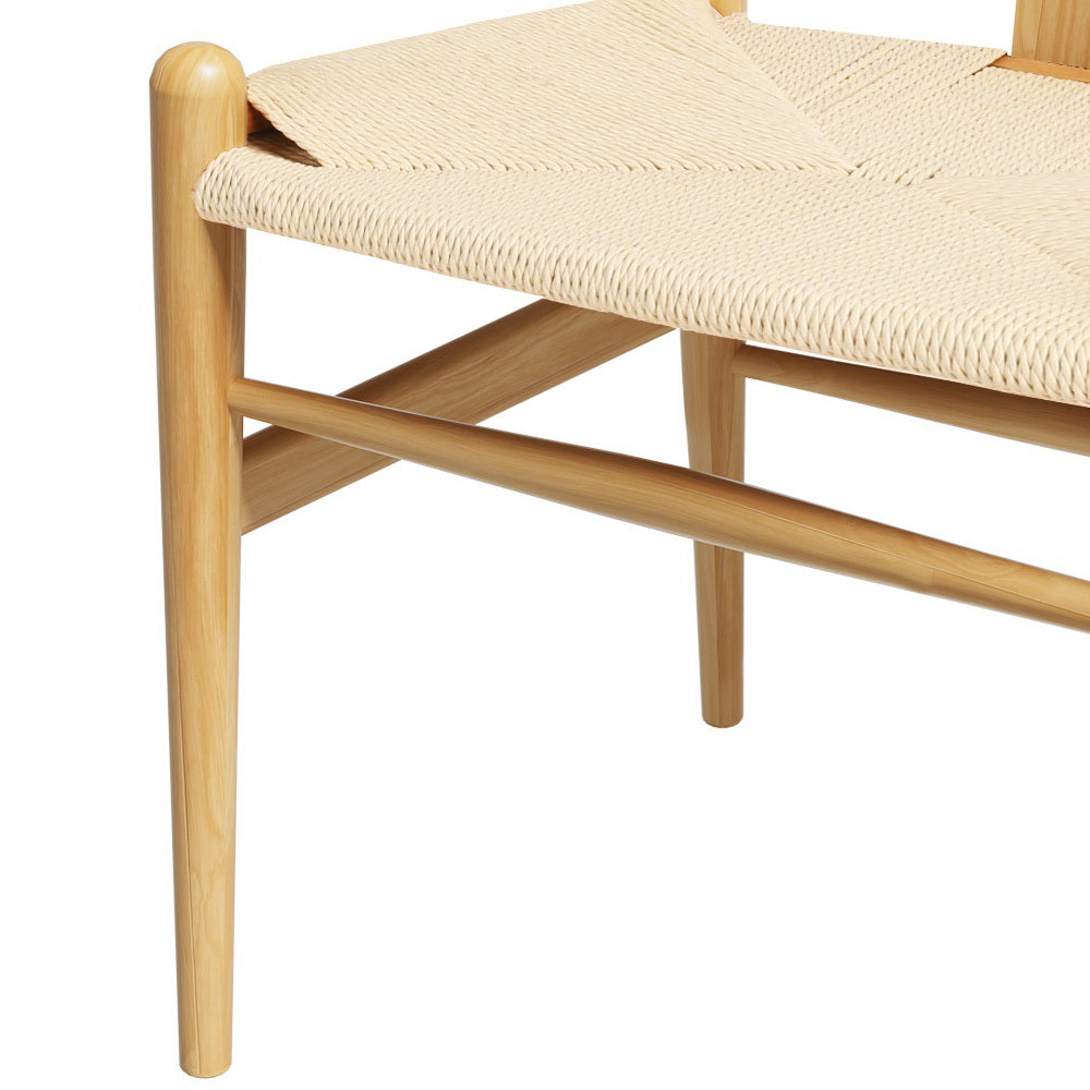 Kenton Wishbone Dining Chair – Brown
