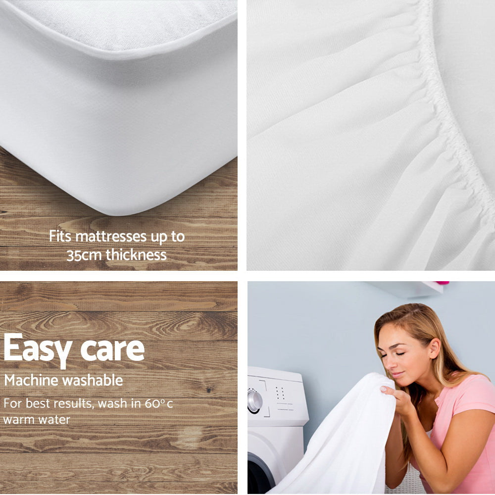 Bamboo Waterproof Mattress Protector – Queen