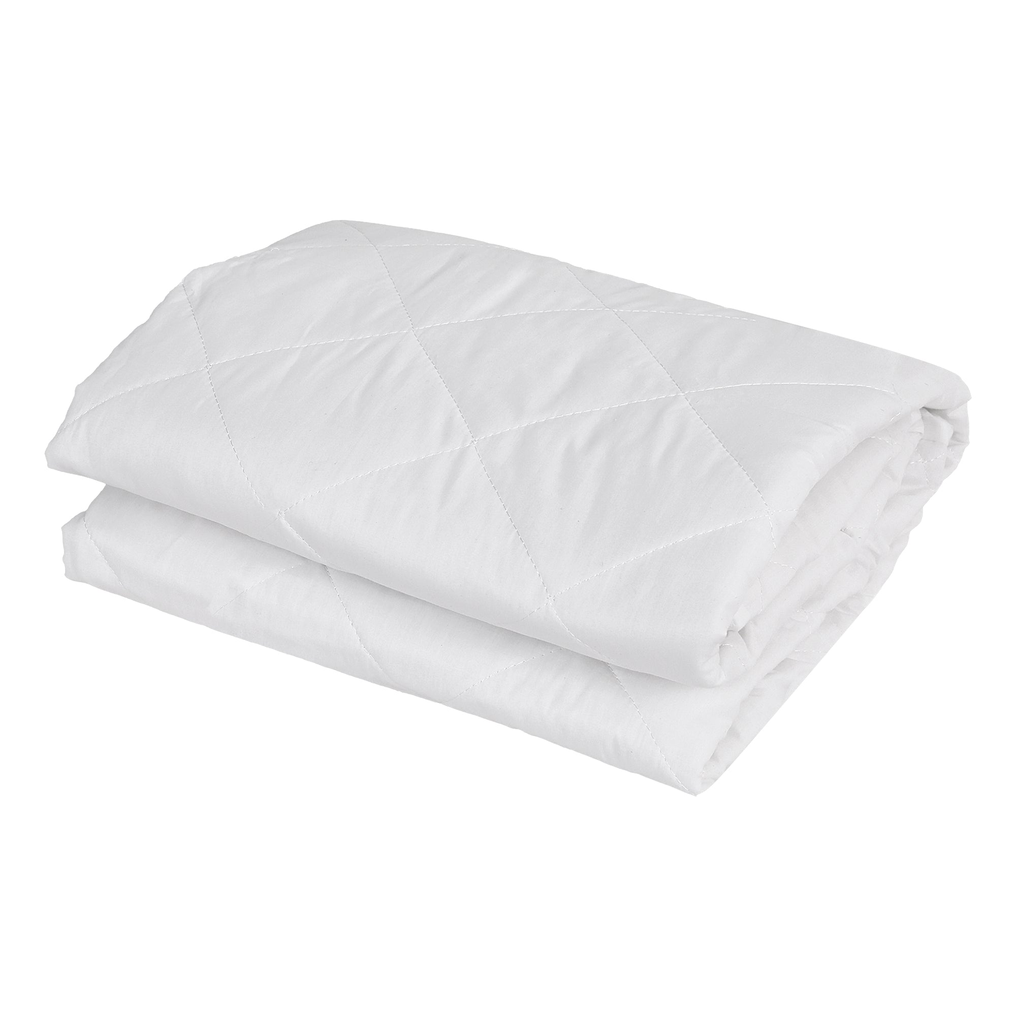 Calderon Cotton Quilted Mattress Protector – White – King