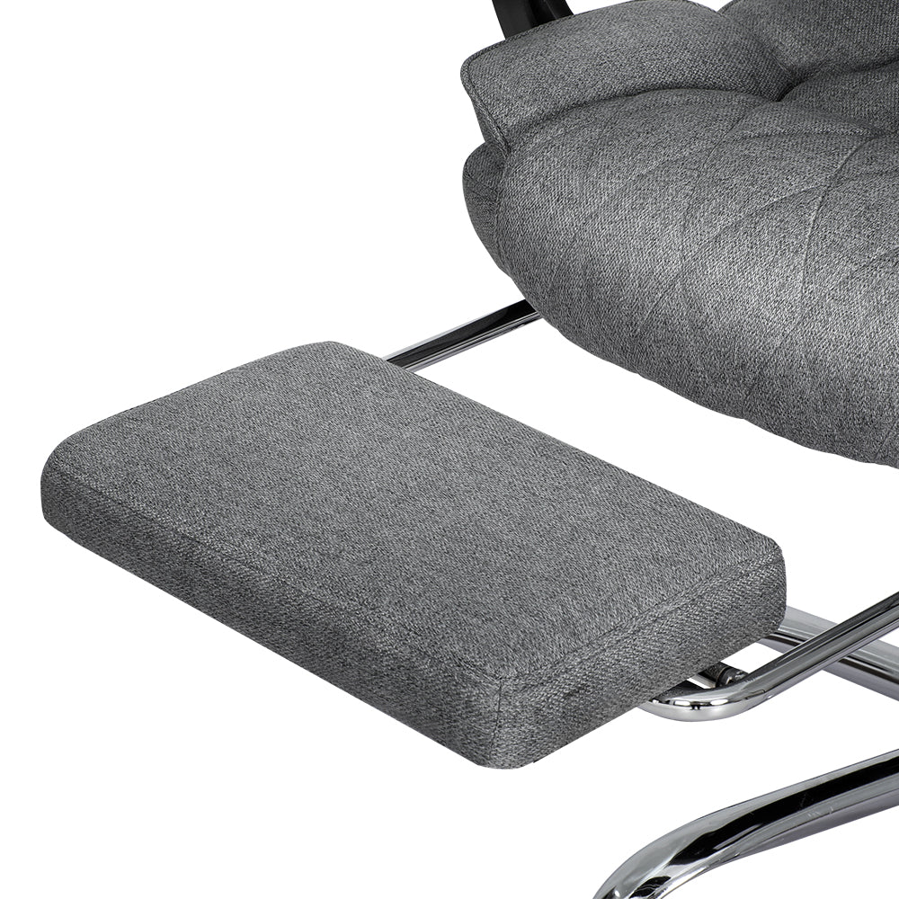 Alderon Executive Office Chair with Footrest – Grey – Standard