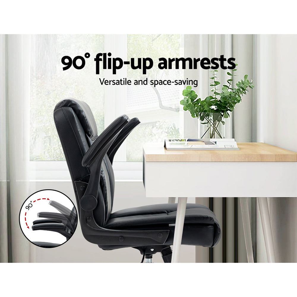Alderon Mid Back Office Chair – Black