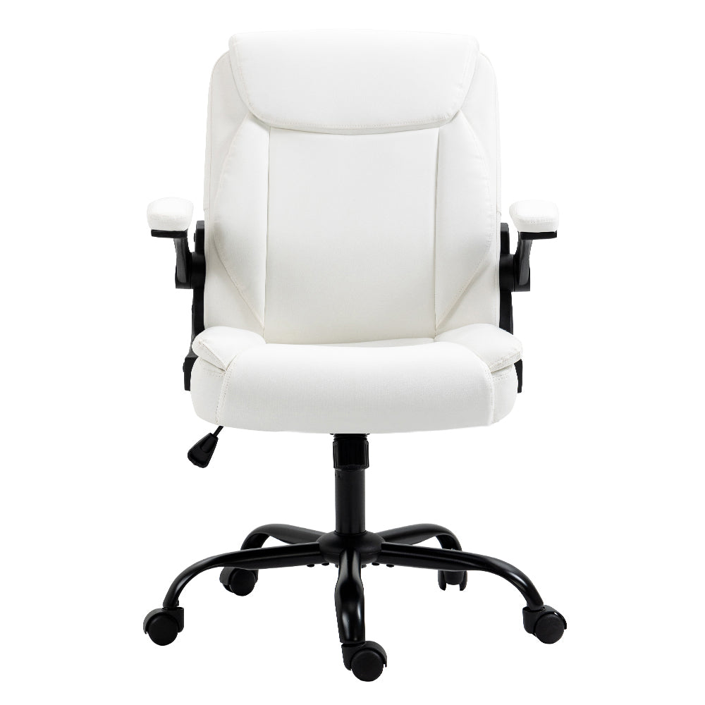 Alderon Mid Back Office Chair – White