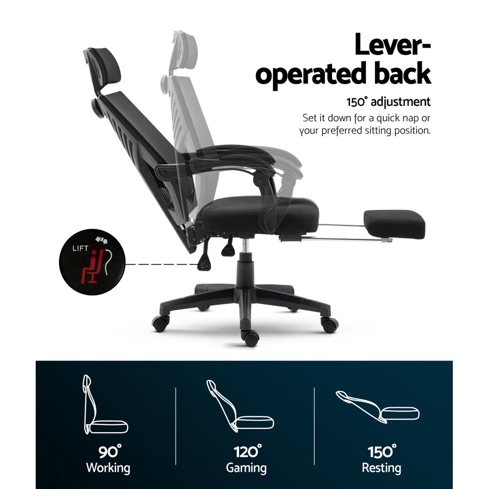 Matrix Mesh Office Chair – Black – Standard