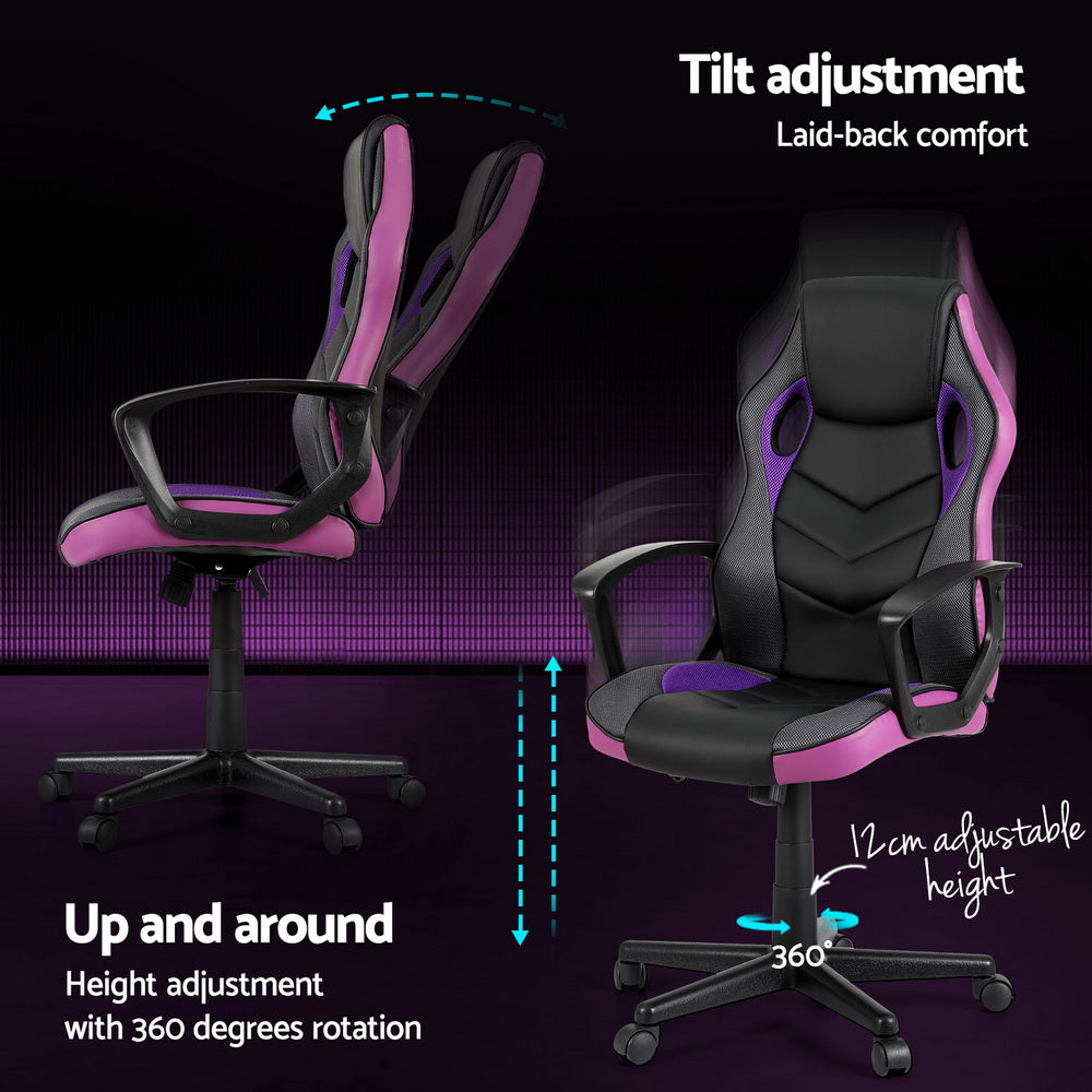 Vortex Gaming Chair – Purple – Standard