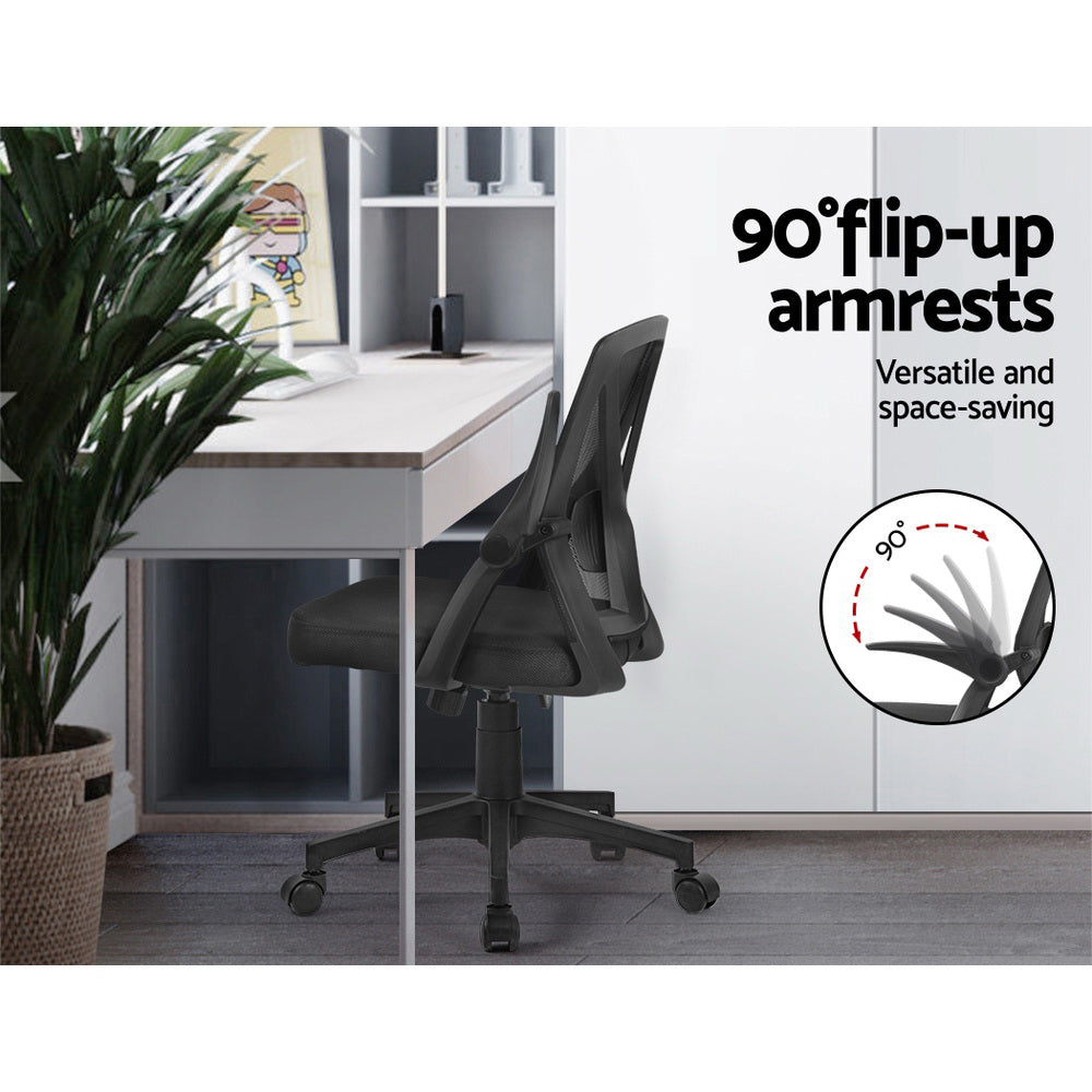 Nile Mesh Office Chair – Black – Mid Back