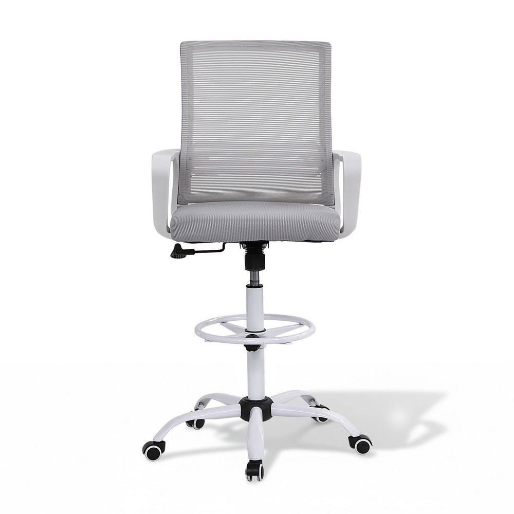 Arezzo Drafting Office Chair – White – Standard
