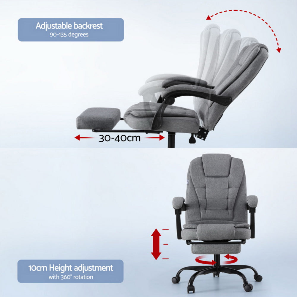 Modena Executive Office Chair – Grey – Standard