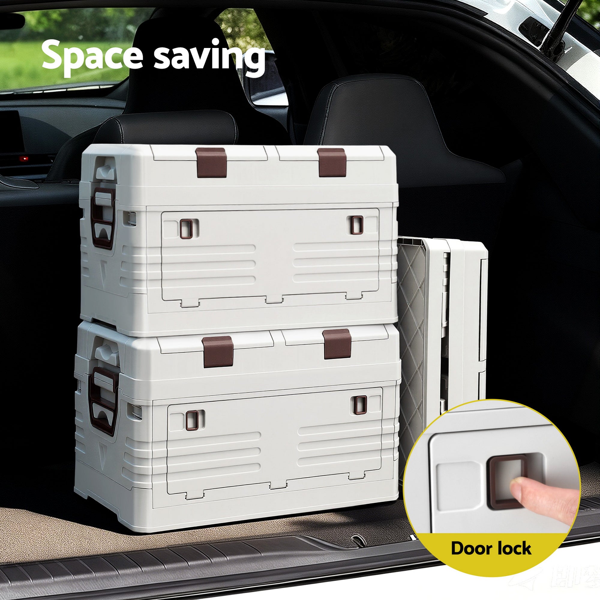 Nova Outdoor Storage Box – Beige – 40L