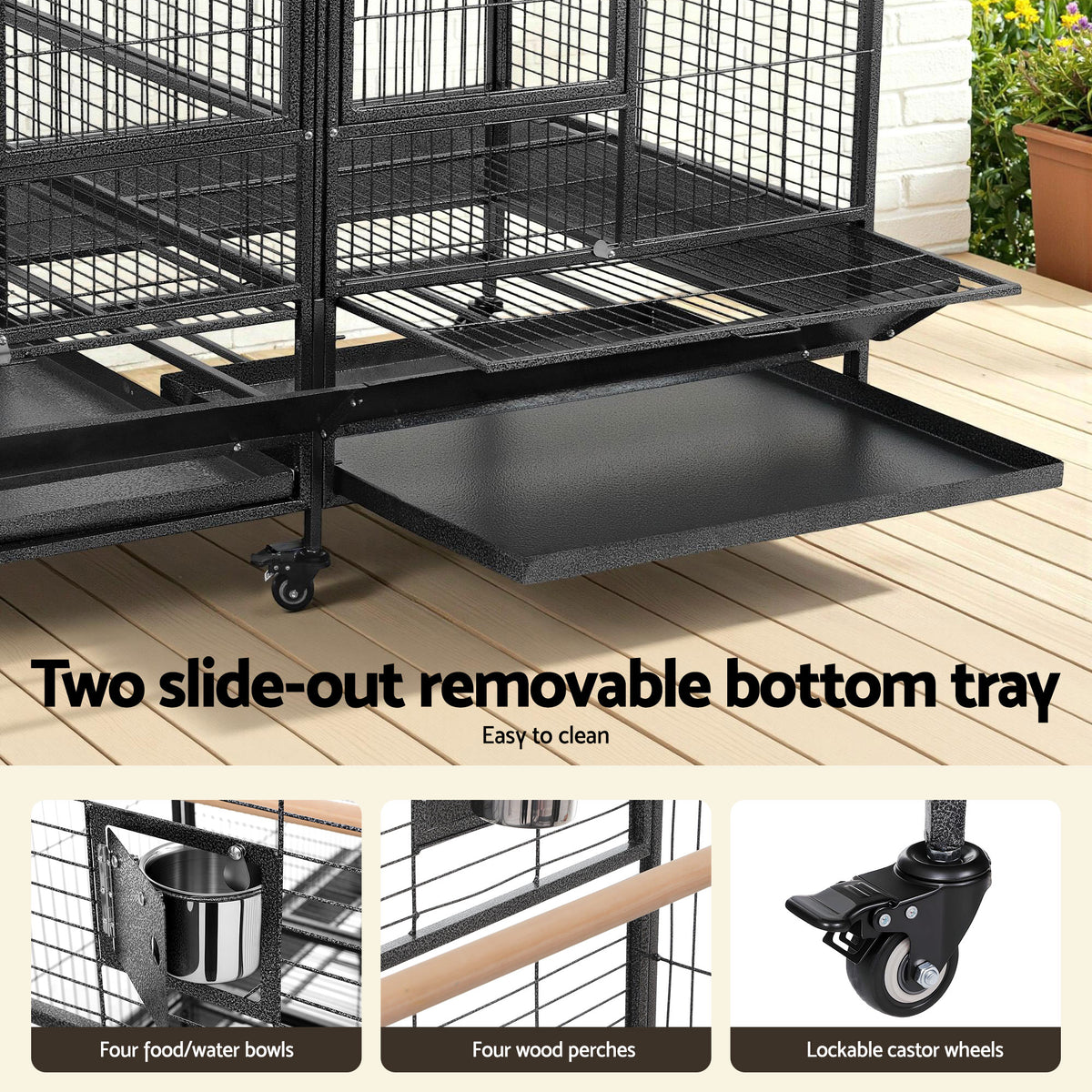Ashford Extra Large Bird Aviary – Black – 185 cm