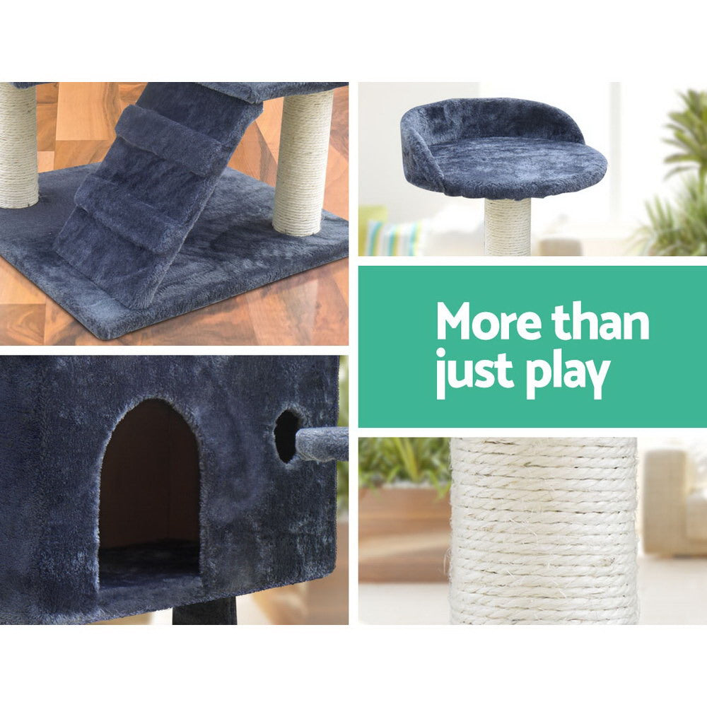 Buddy Cat Tree Condo – Grey – 134 cm