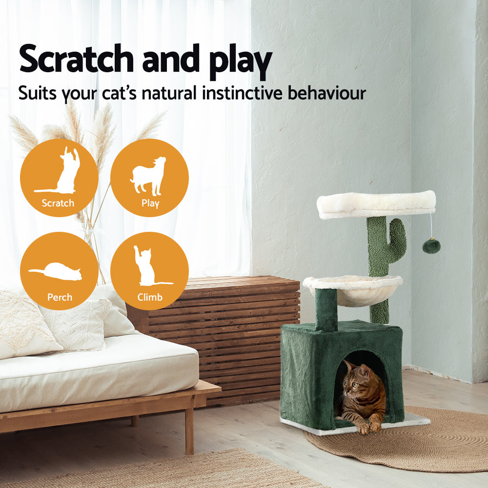 Flory Cat Scratching Tree – Green – 78 cm