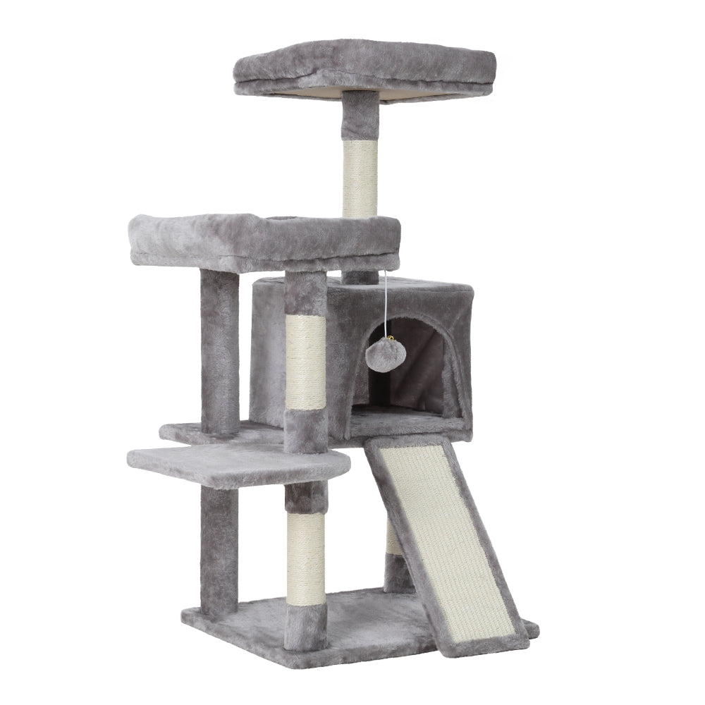 Cassey Cat Scratching Tree – Grey – 103 cm
