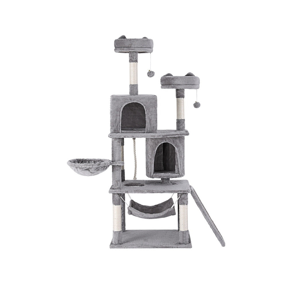 Verta Cat Scratching Tree – Light Grey – 161 cm