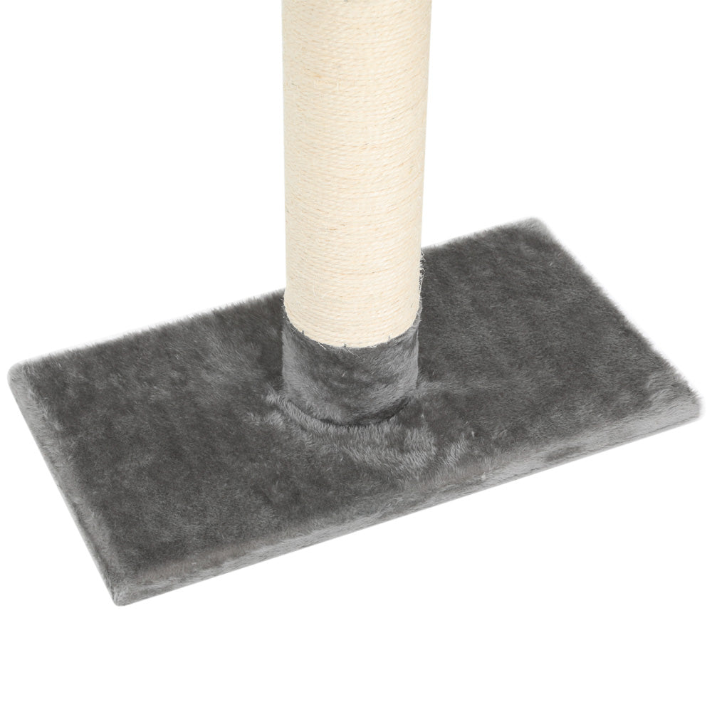Zenith Floor-to-Ceiling Cat Tree – Grey & White – 290 cm