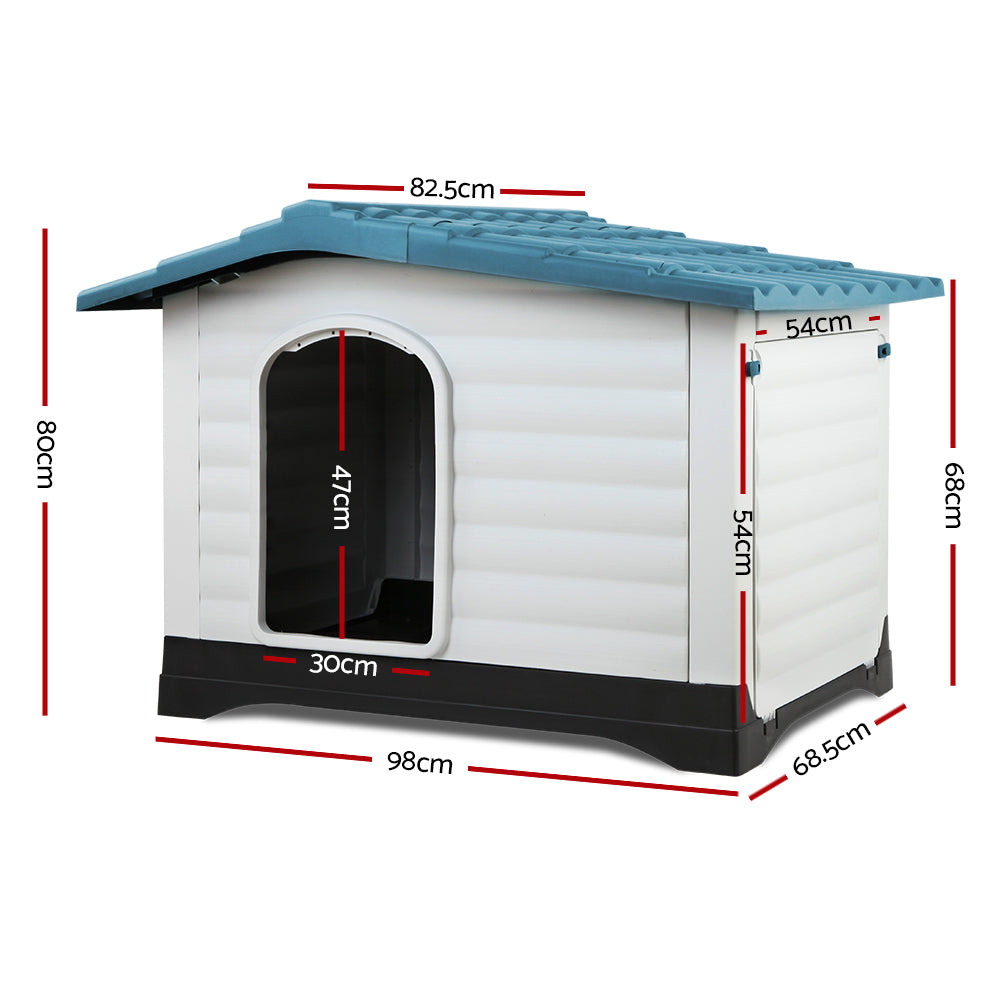 Guardian Weatherproof Dog Kennel – Blue – X Large