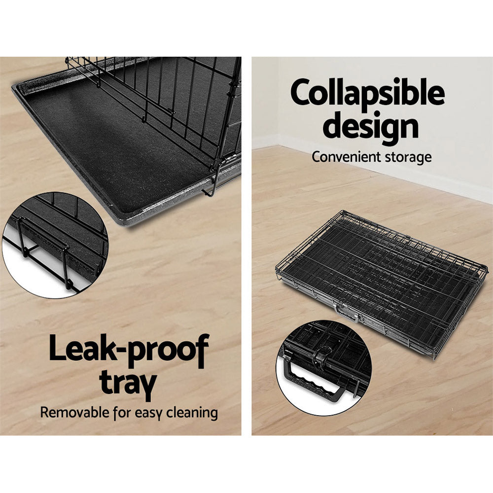 Nova Dog Kennel Crate – Black – 48 Inch