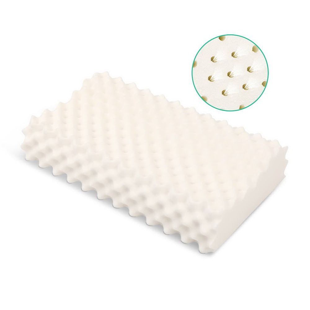 Natura Natural Latex Pillows – White – Set of 2
