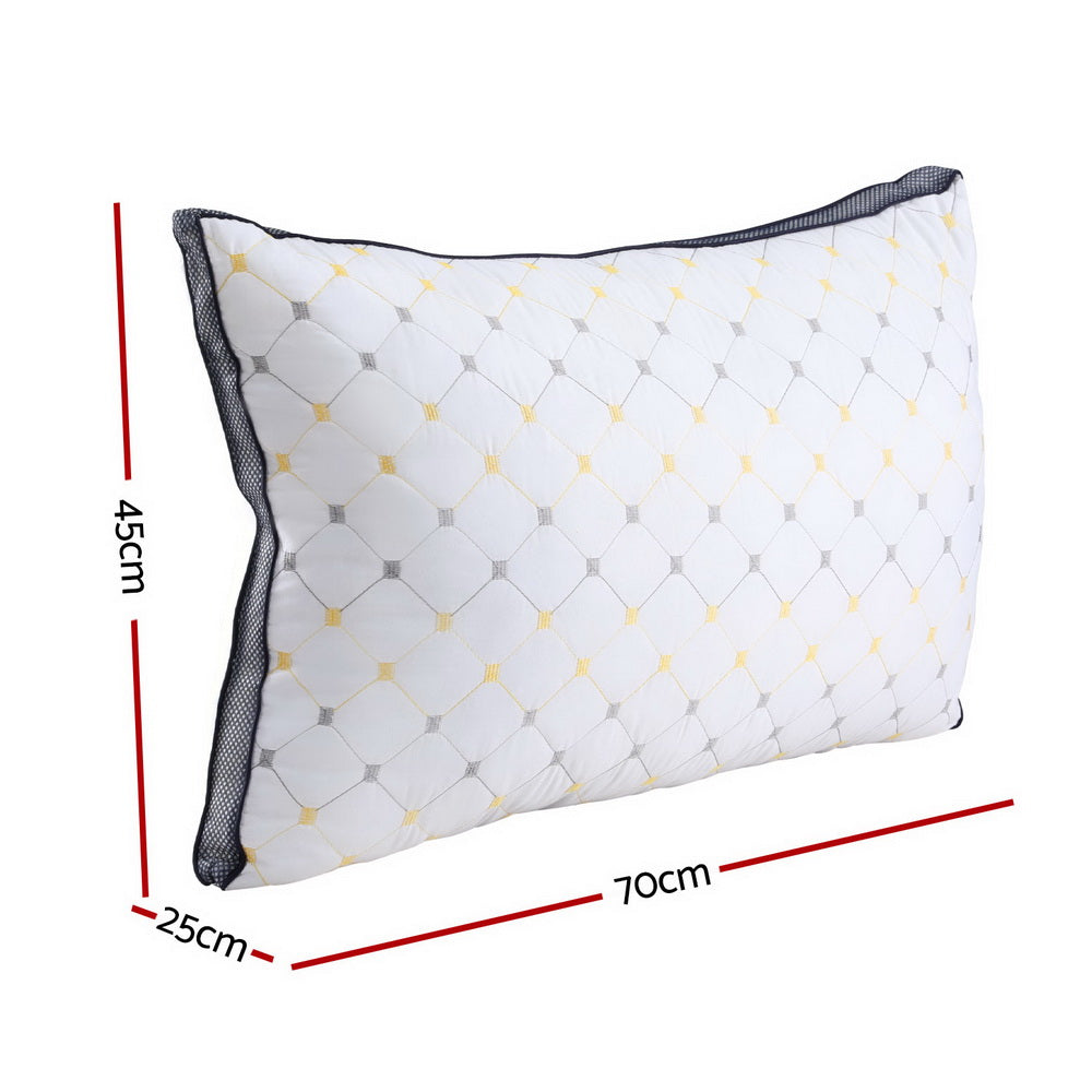 Serene Microfibre Pillows – White – Set of 4