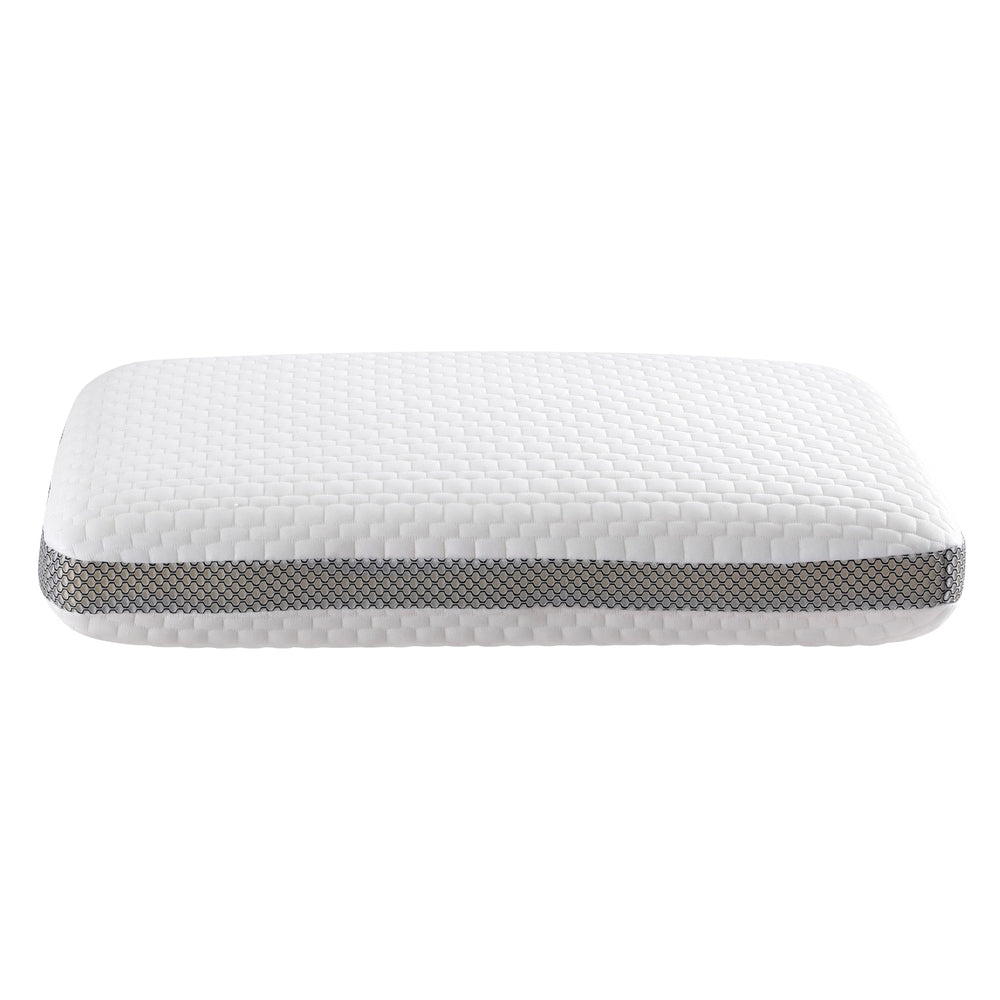 Maddox Memory Foam Pillow – White – Standard