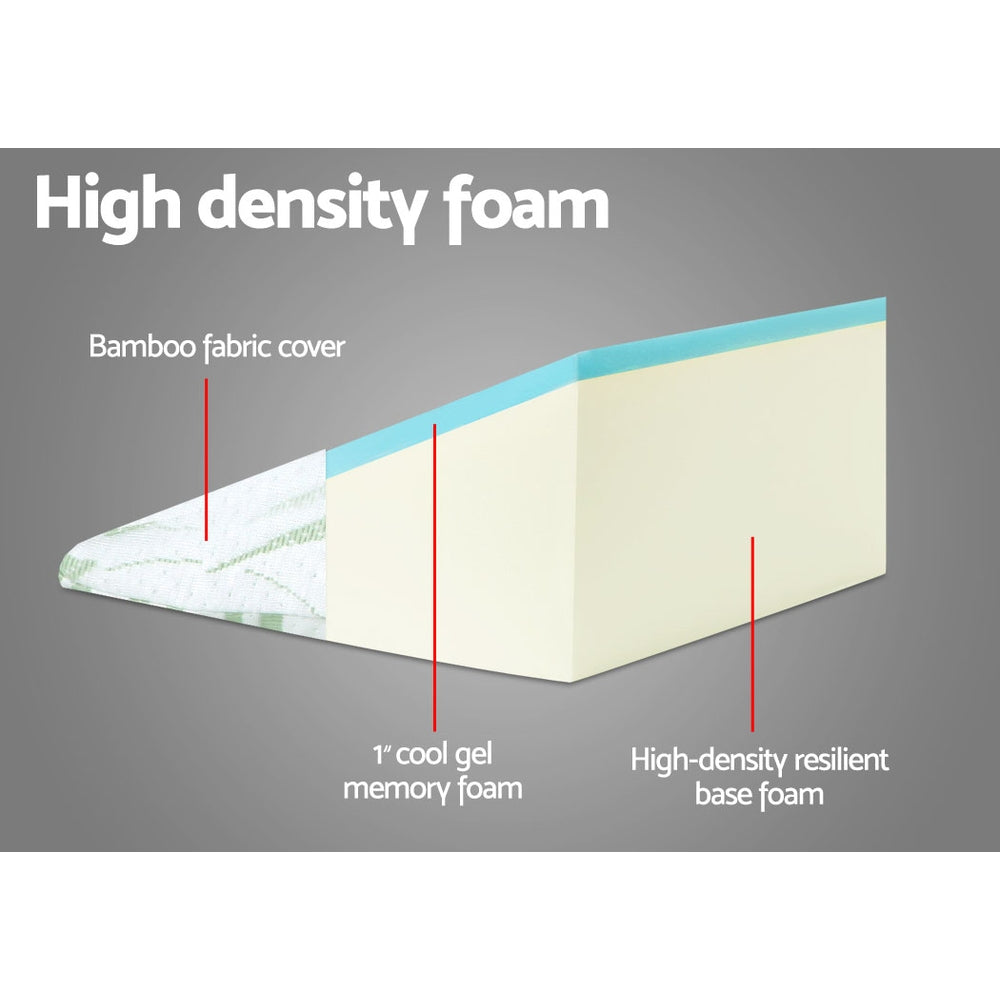 Bamboo Wedge Pillow – Multi – Standard