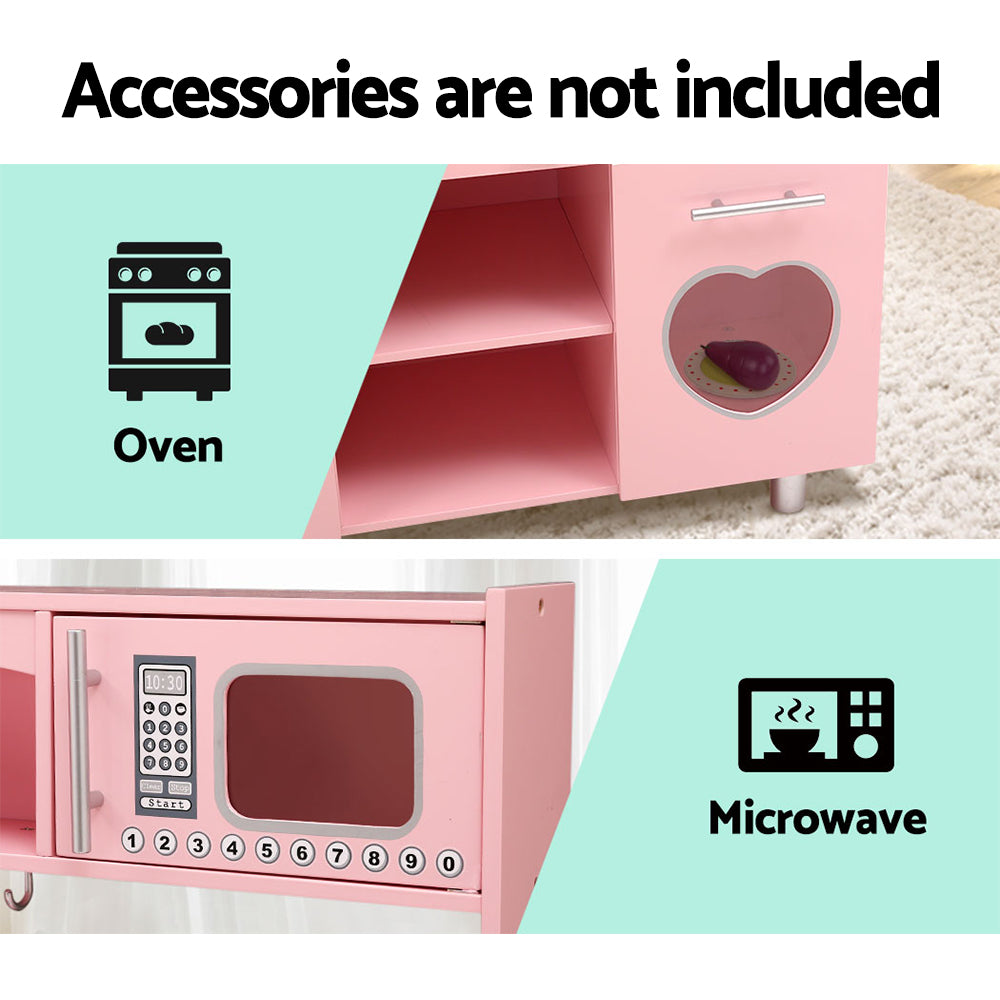Rosalie Kids Kitchen Play Set – Pink – Large