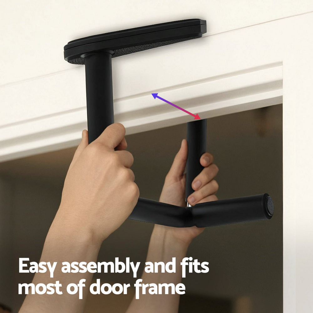 Arlo Foldable Pull Up Bars – Black – Set of 2