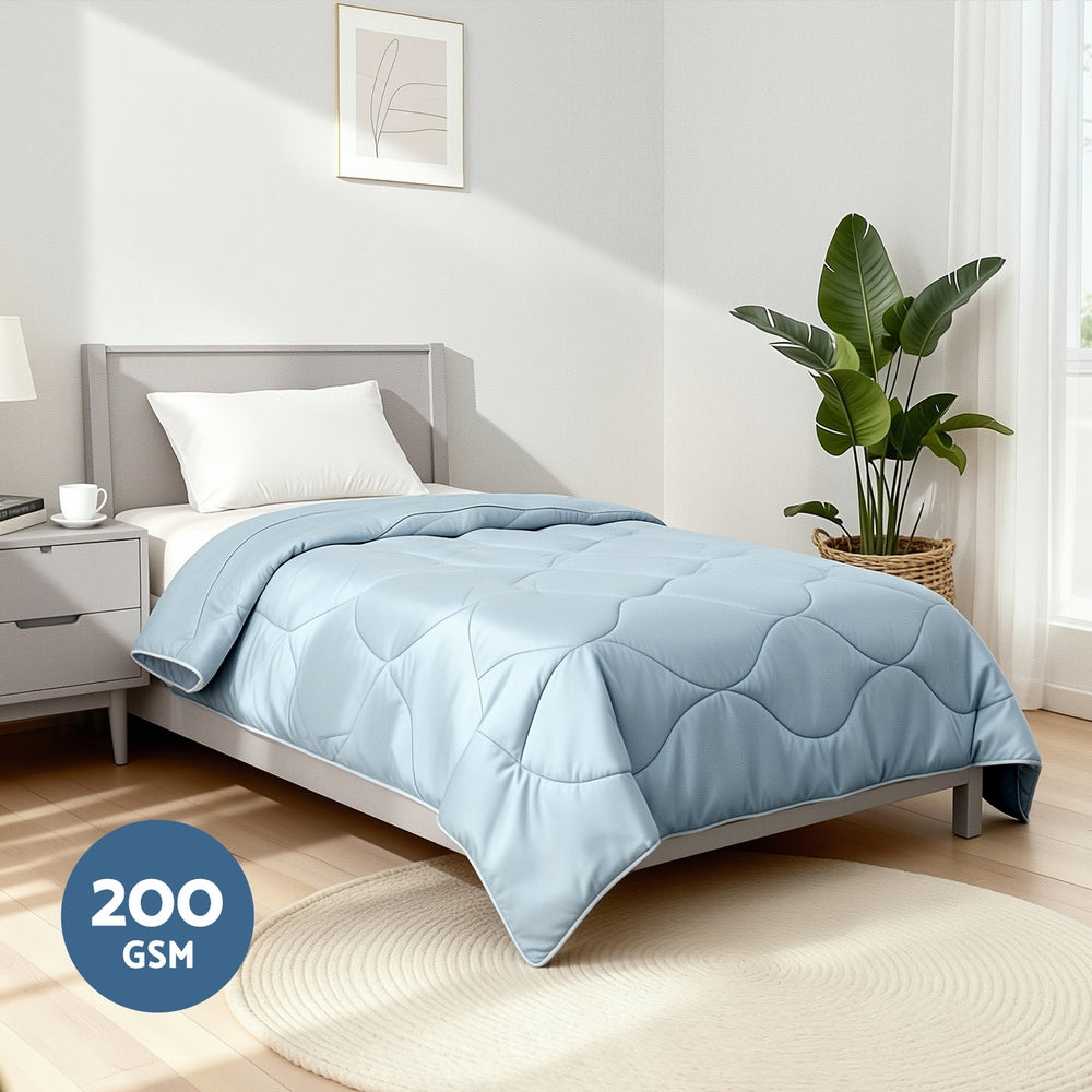 Breeze Tencel Quilt – Blue – Single