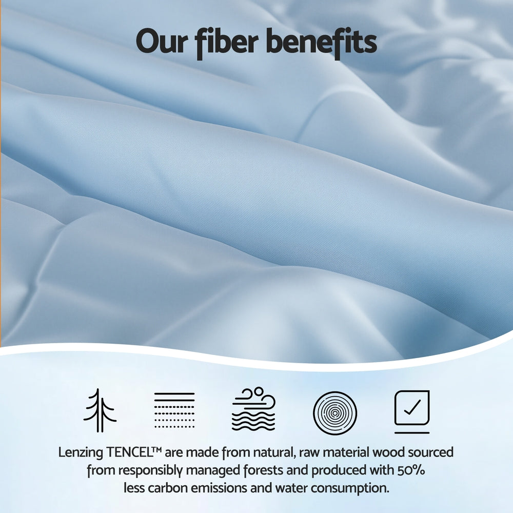 Breeze Tencel Quilt – Blue – Super King