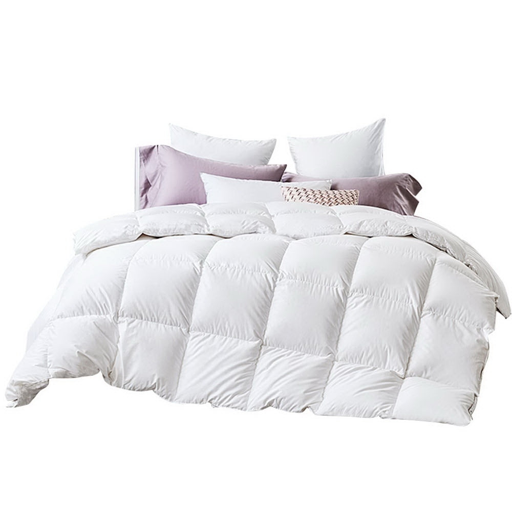 Valore Duck Feather Down Quilt – White – Super King