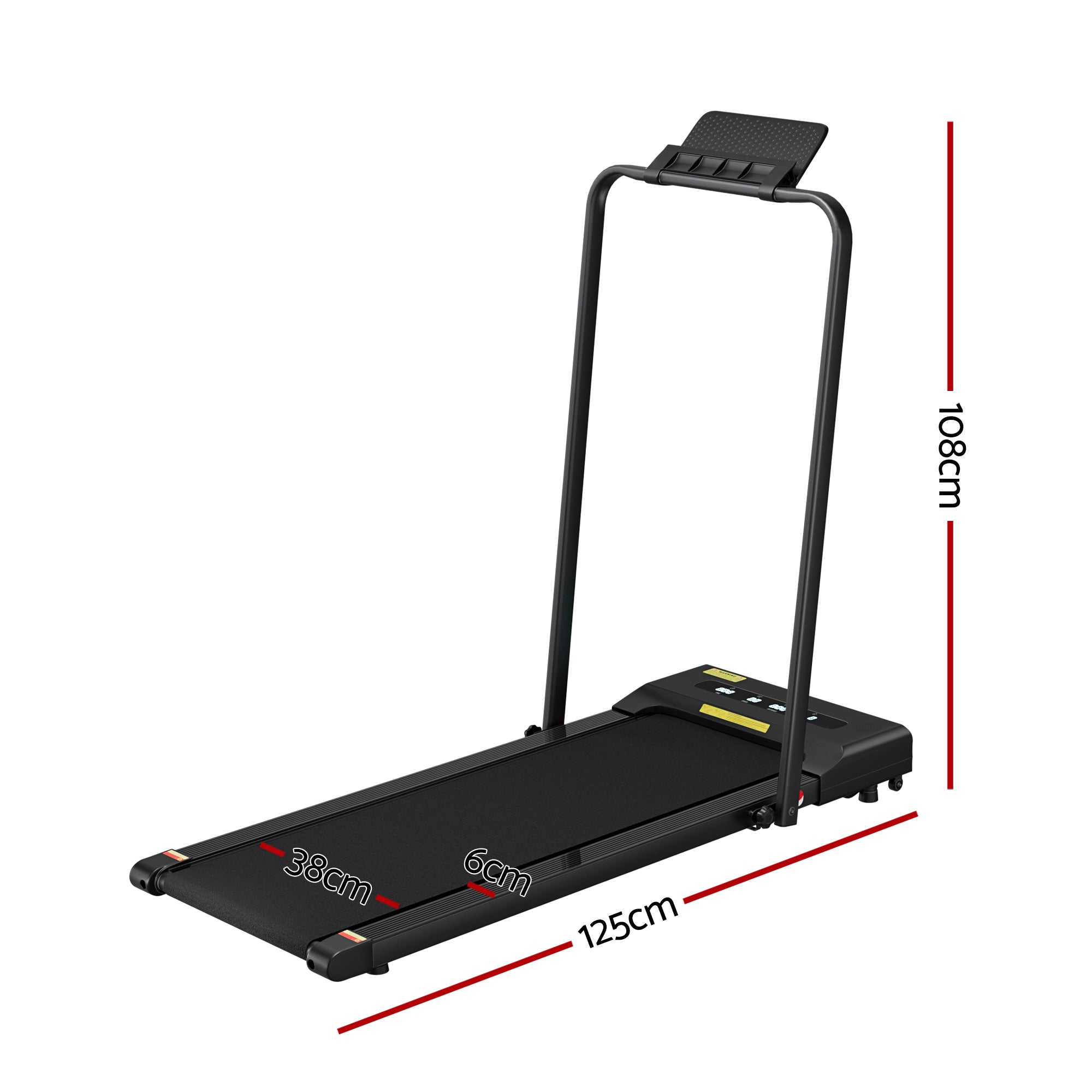Nara Electric Walking Pad – Black – 380 mm